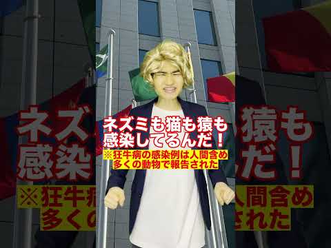 かかったら絶対に死ぬ病【狂牛病】#Shorts