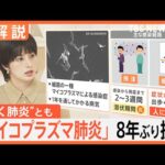 「マイコプラズマ肺炎」約8年ぶりの高水準に　拡大の背景には“潜伏期間の長さ”【Nスタ解説】｜TBS NEWS DIG