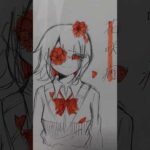 4つの奇病part2#イラスト#アナログ#shorts #アナログ絵#花咲病#透明病#縫合病#バク病